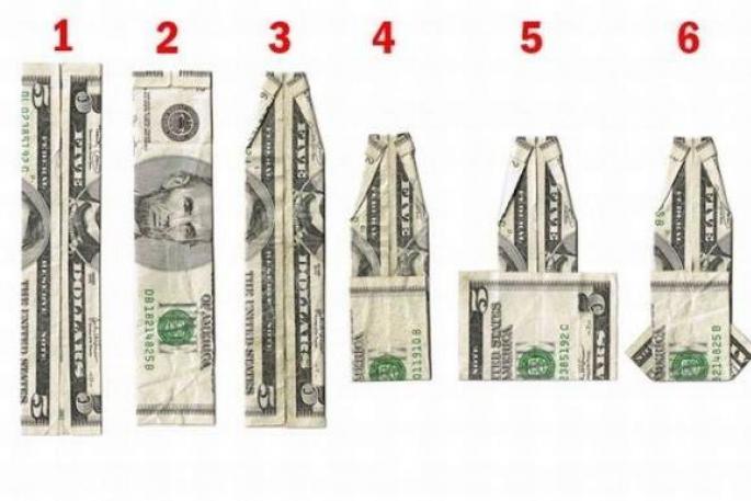 Оригами из денег: рубашка и бабочка Бабочка из бумажных денег своими руками схема